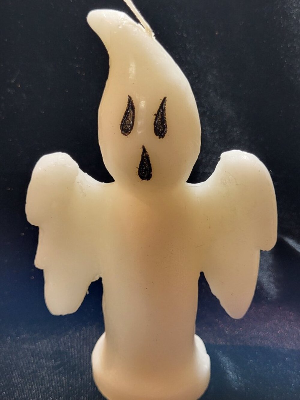 Vintage Orstar Industrial Ghost Candle Unburned 6.5" Halloween Decor